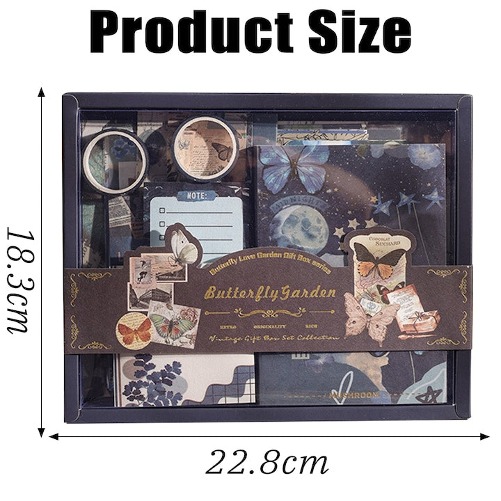 Butterfly Garden Scrapbooking Kit full set size