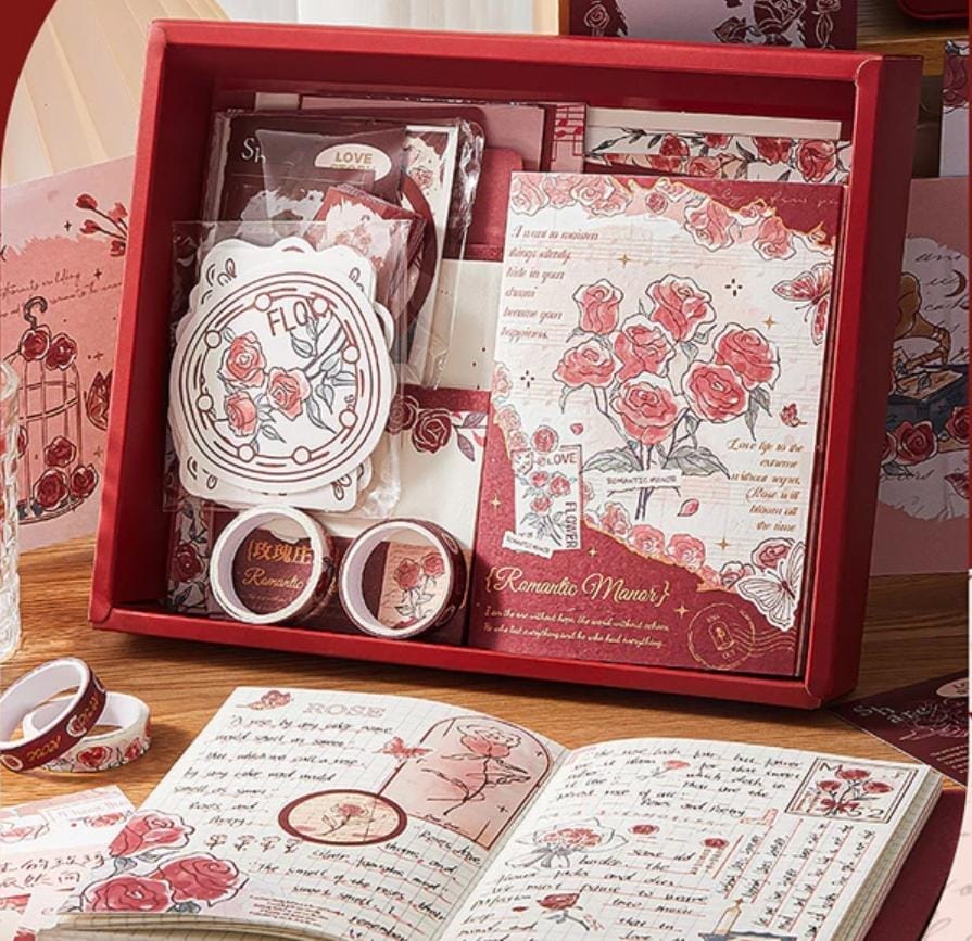 Romantic Manor Scrapbooking Kit โ vintage journal supplies
