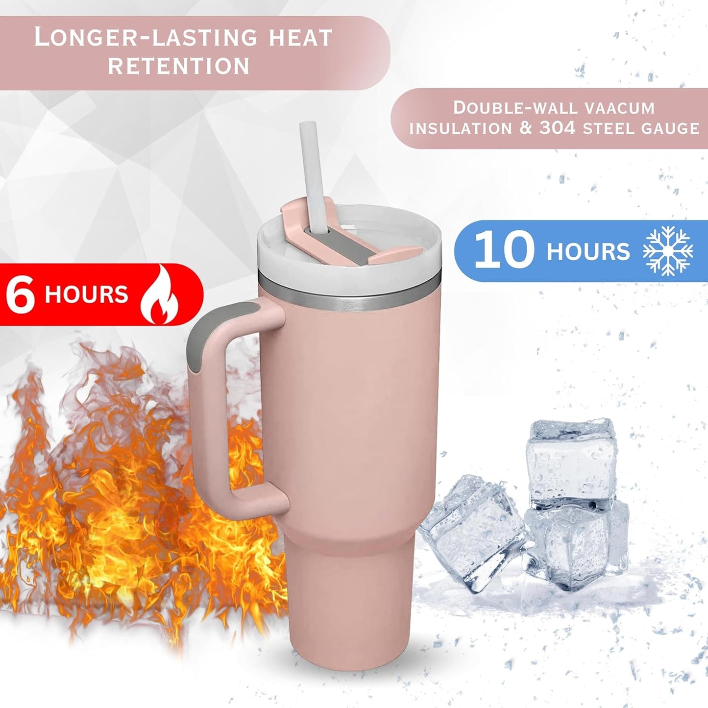double wall vacuum insulation & 304 steel gauge