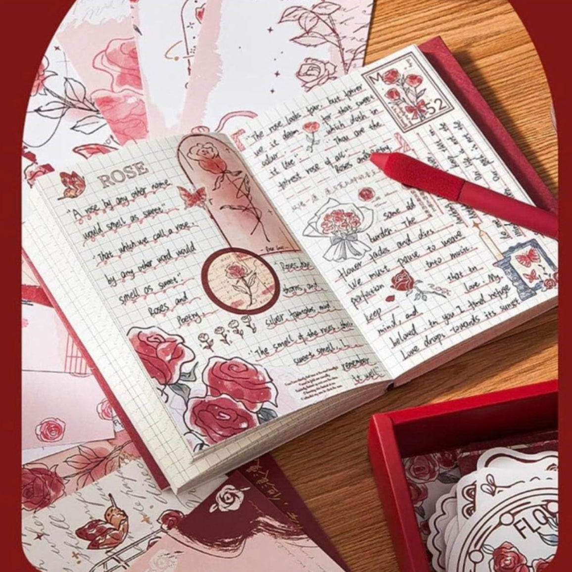 Complete Romantic Manor Journal Kit โ Perfect gift for creatives
