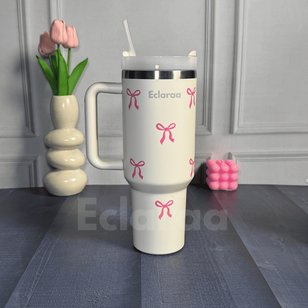 trending Pookie tumbler 1200ml with lid and straw