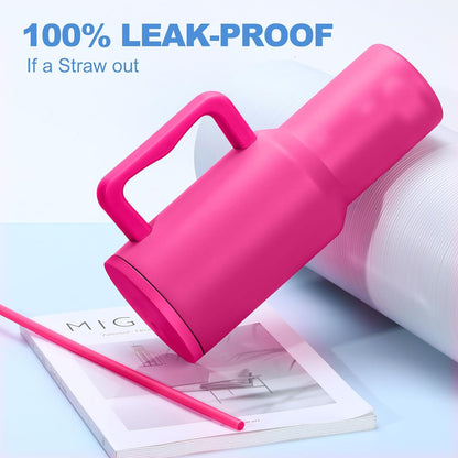 Bliss 40oz Steel Tumbler – Leak-Resistant Insulated Cup with Straw & Lid