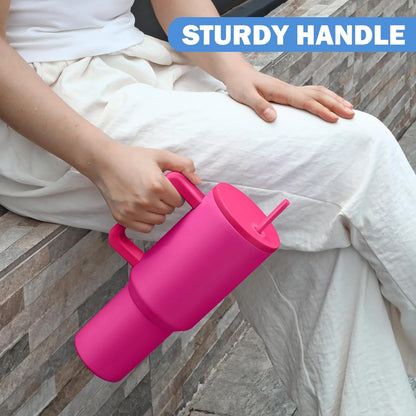 Bliss 40oz Steel Tumbler – Leak-Resistant Insulated Cup with Straw & Lid