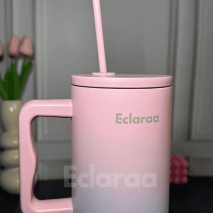 Bliss 40oz Steel Tumbler – Leak-Resistant Insulated Cup with Straw & Lid