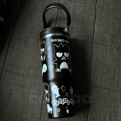 Sanliou 30oz insulated stainless steel tumbler featuring Badtz-Maru theme