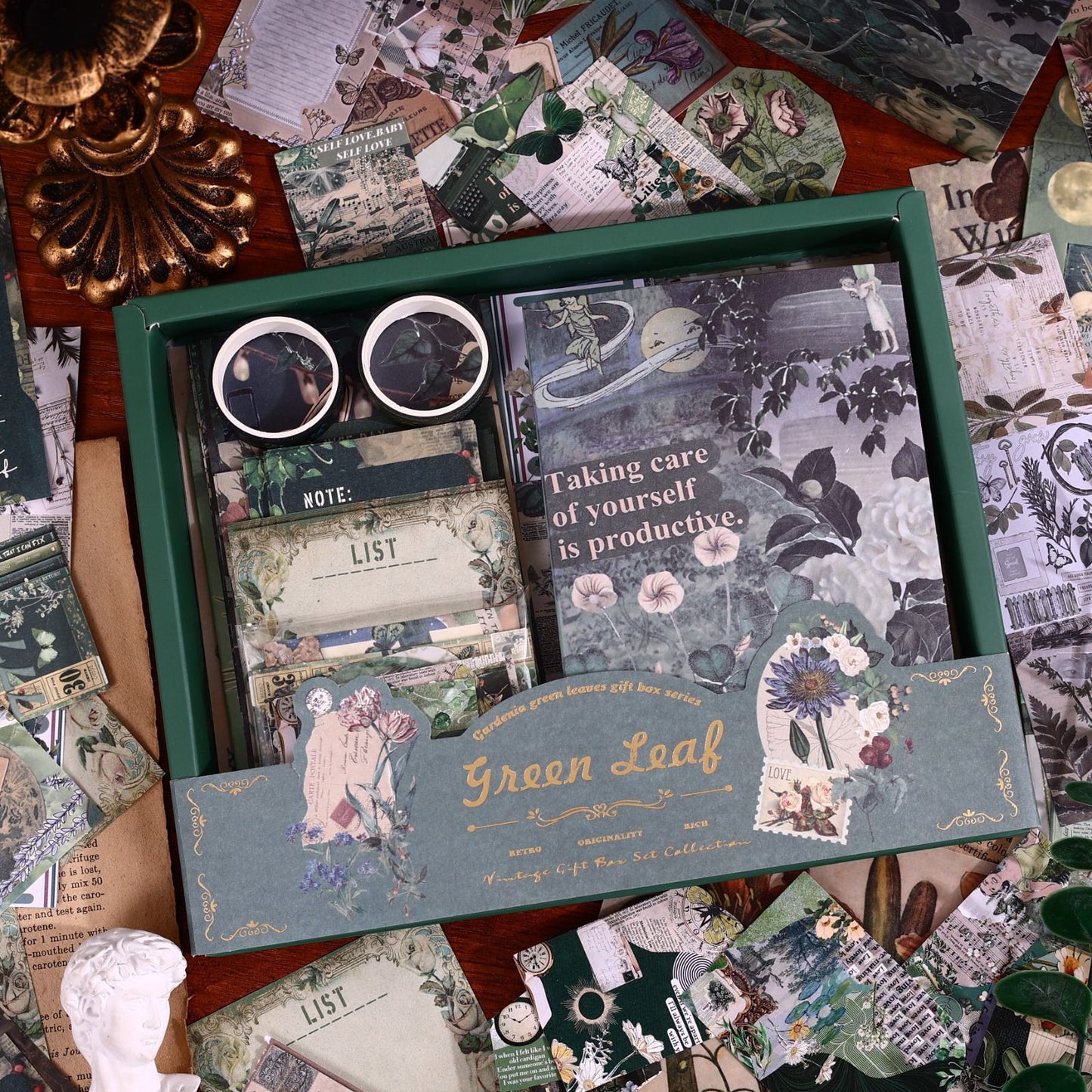 Green Leaf - Journaling & Scrapbooking Kit |164-Piece Set