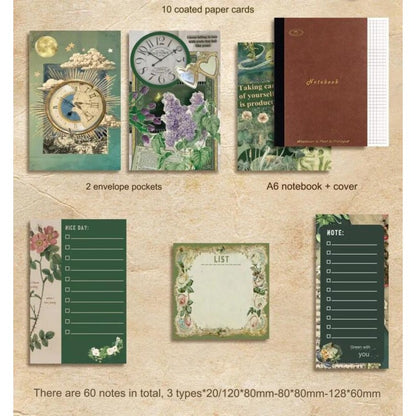 Green Leaf - Journaling & Scrapbooking Kit |164-Piece Set