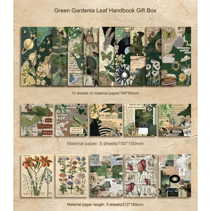 Green Leaf - Journaling & Scrapbooking Kit |164-Piece Set