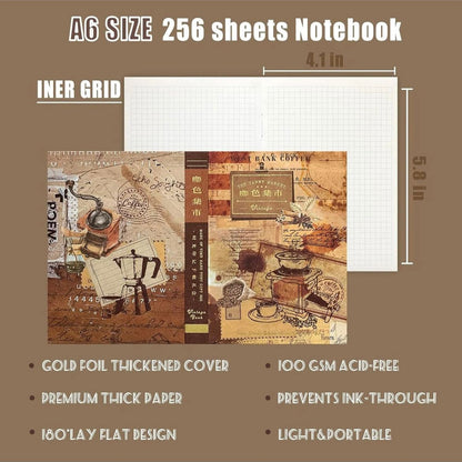 Coffee Bazaar scrapbook accessories – stickers, tapes, creative papers