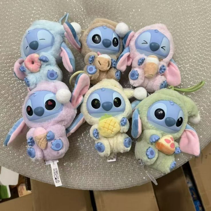 Miniso Stitch Blind Box plush pendant from Eat Something Before Sleep series