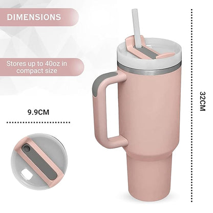 peach tumbler 40z dimensions