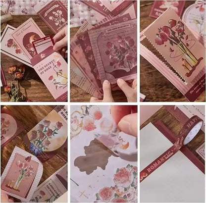 DIY scrapbooking with Romantic Manor Journal Kit accessories