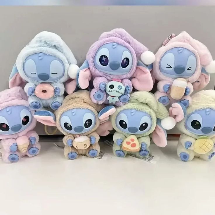 Kawaii Stitch plush from Miniso blind box collection, perfect for keychains and bag charms