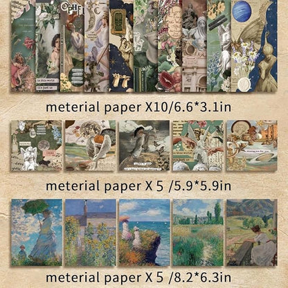 Van Gogh journaling and scrapbooking kit – 164 aesthetic stationery items