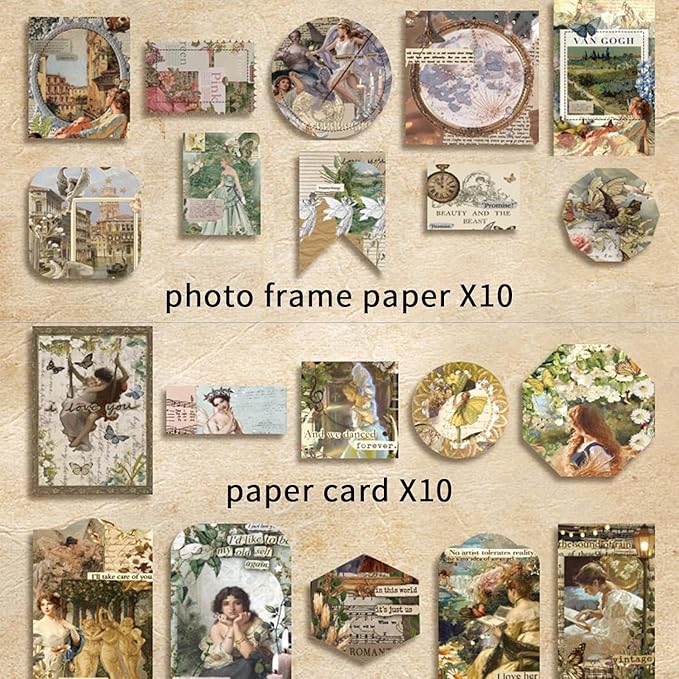 Art guide Van Gogh postcards, photo frames, and letter sets for creative use