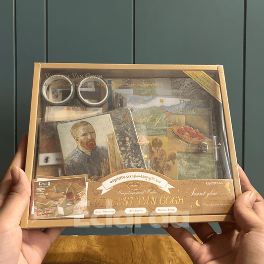 Van Gogh-themed product pack